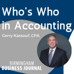 Gerry Kassouf honored in 2022 "Who's Who in Accounting" list