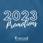 Kassouf promotes 13 employees, hires new principal